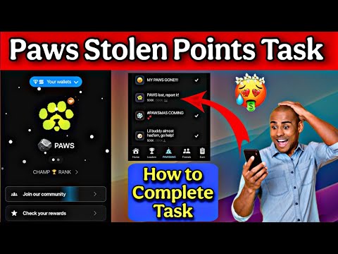 Paws Stolen Points Task | Paws Stolen Christmas Task | Pawsmas Task