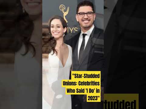 "Star-Studded Unions: Celebrities Who Said 'I Do' in 2023#hollywood#viral#thenandnow#legend