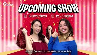 Qoo10 11.11 Amazing Monster Sale 2023