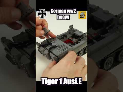 Lego WW2 Tiger tank review #shorts #military