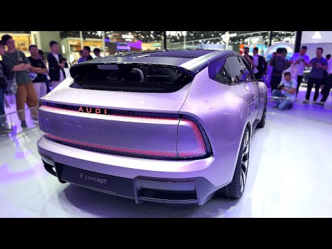 All New AUDI  E-Concept FirstLook Walkaround—Guangzhou Motor Show 2024 | 4K