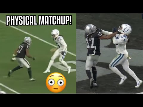 Davante Adams Vs Stephon Gilmore 🤬 PHYSICAL MATCHUP! (WR vs CB) Colts Vs Raiders 2022 highlights