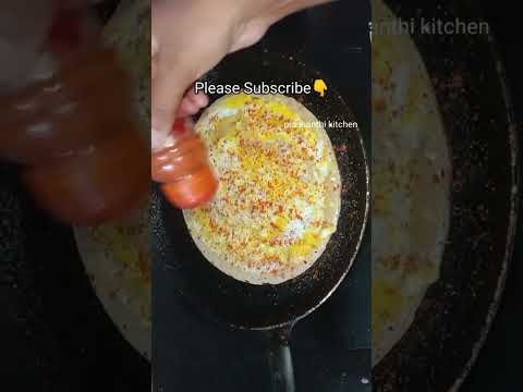 జొన్న పిండితో రుచికరమైన ఎగ్ దోస | Instant Breakfast Jowar Egg Dosa |#shorts#ytshorts#viral#trending