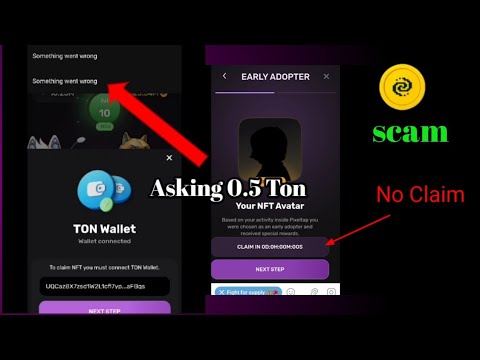 Pixelvers NFT Avatar Airdrop Not show claim  | Pixeltap  something wrong problem | Pixeltap ask 1Ton