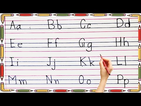 ABCD Writing Letter | Writing Capital with Small Alphabet | ABCD for Children’s | ABCD dotted No 12