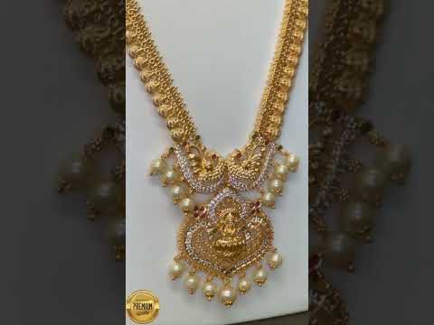 PREMIUM QUALITY MICRO POLISHED GOLD FINISH BEST TRENDING LAKSHMI KASULAPERU ONLY@1250/-