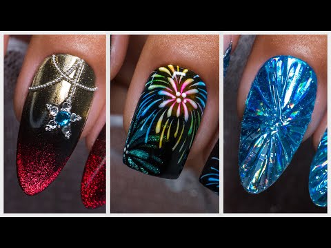 4 New Nail Art Ideas #tutorial | Best Holiday Nail Art Compilation