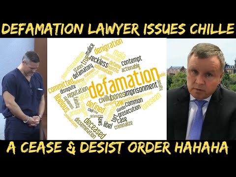 Defamation Lawyer Issues Chille Cease & Desist Order HAHAHA