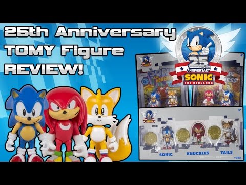 Sonic The Hedgehog 25th Anniversary TOMY Figure Review!