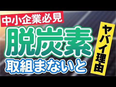 【中小企業が語る】脱炭素に取り組まないといけない理由とは？