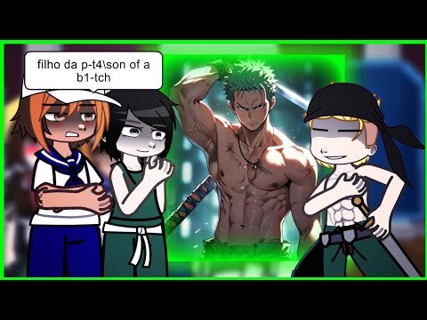 Kokujin no tenkousei react/reagindo a hiroki as zoro - gacha club ntr  - 2/2