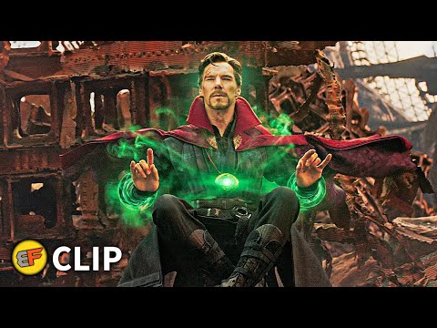 Dr. Strange Sees the Future Scene | Avengers Infinity War (2018) IMAX Movie Clip HD 4K