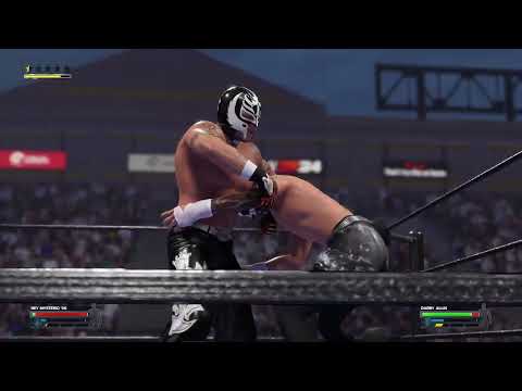 WWE VS AEW - Rey Mysterio VS Darby Allin - WWE 2K24