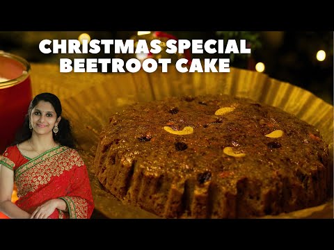 🎄✨ 🎂 Authentic Kerala Christmas Special Beetroot Cake Recipe in Hindi