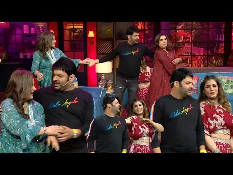 Raveena Tandon & Archana Puran Dance With Kapil Sharma on Tip Tip Barsa Pani & Pehla Nasha