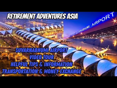 4K - Suvarnabhumi Airport, Bangkok Thailand Tour