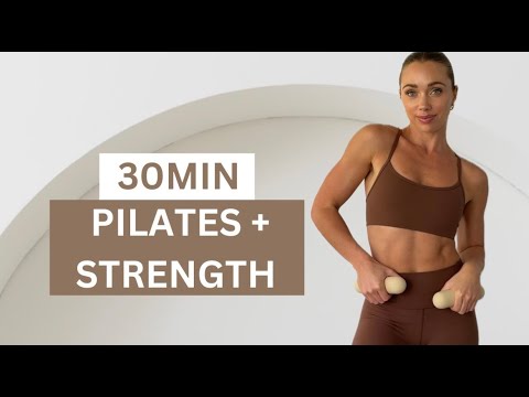 30 MIN PILATES + STRENGTH WORKOUT || Full Body (Minimal Equipment)