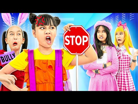 Nerd Girl Vs Mean Girl... Be A Friend, Not A Bully! - Funny Stories About Baby Doll