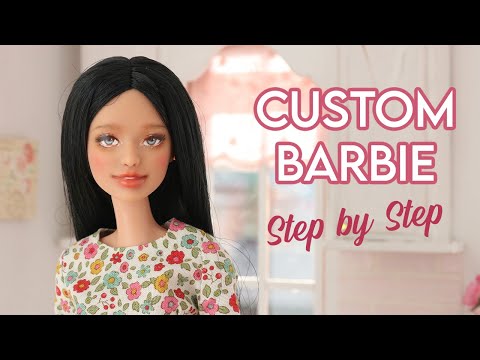 Ooak custom BARBIE  doll by Nerea Pozo  Custom repaint doll