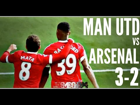 Manchester United vs Arsenal 3-2 (HD)