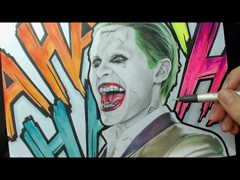 DRAWING CHALLENGE - Joker / Coringa (Suicide Squad / Esquadrão Suicida)