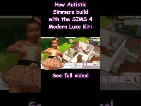 How Autism Helps Me Build in Sims 4 🤫😖 #shorts #sims4 #thesims #autism #sims4build #sims4kit