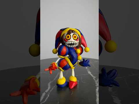 OMG I made Pomni from Digital Circus 3| Halloween#plasticinerelax #digitalcircus3#pomni #halloween