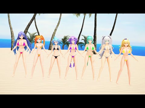 【MMD】Crab Rave - ネプテューヌ 【紳士向け】