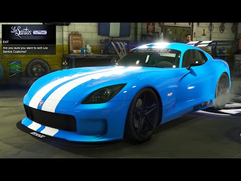 GTA 5 Online - Bravado Banshee GTS (Dodge Viper GTS) - DLC Vehicle Customization