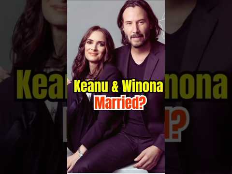 Are Keanu Reeves and Winona Ryder Actually Married? #keanureeves #shorts