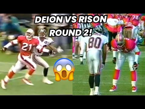 Deion Sanders vs Andre Rison FIGHT 🔥 The Matchup You NEVER Saw! (1994) WR vs CB | 49ers vs Falcons