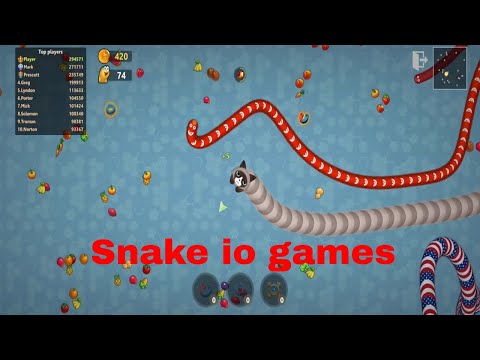 "snake zone.io Game Record and Gameplay"