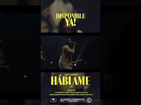 Disponible ya! #hablame en YouTube