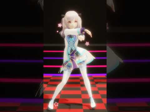 【Vtuber MMD】ビビデバ / 星街すいせい Live.ver 歌って踊ってみた by朝日ゆい #shorts #mmd #vtuber #ビビデバダンス #ボイチェン #歌ってみた