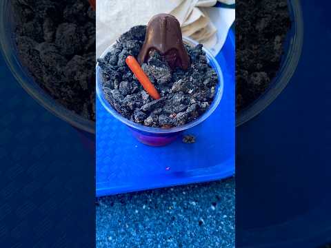 Darth By Chocolate Parfait from the Galactic Grill in Tomorrowland. Star Wars themed food #starwars