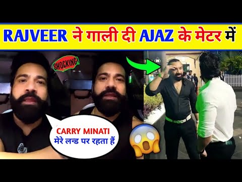 😱Rajveer Fitness Angry Reply Ajaz Khan। ajaz khan and Rajveer fitness। Rajveer Sisodia and ajaz kha