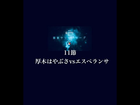 １１節２部 厚木はやぶさ vsエスぺランサSC