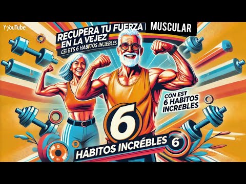 ¡Recupera tu fuerza muscular en la vejez con estos 6 hábitos increíbles! #FuerzaMuscular #Ejercicio