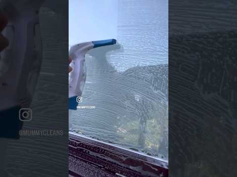 SATISFYING WINDOW CLEAN #satisfyingcleaning #cleanwithme #cleaningmotivation #windowcleaning