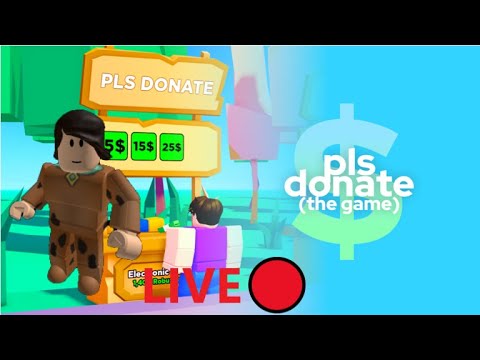 Roblox pls donate live