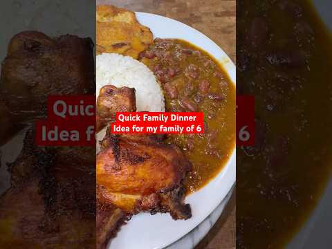 Quick, Easy, VERY DETAILED Dominican Beans Dinner Recipe Idea #recommended #food #family #shorts#fyp