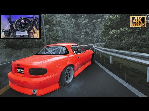 "Ever tried the Miata, heavy rain, Akina Mountain Road, and an RTX 4090 in Assetto Corsa?"🈴🏁