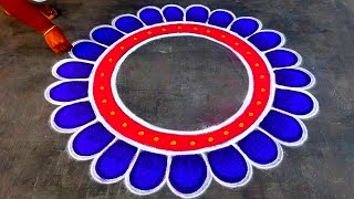 Sankranthi muggulu 2025 new designs🌹Pongal kolam big rangoli designs🌹beautiful rangoli for pongal