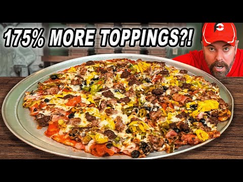 I Attempted Parkway Pizza's "Carnivore" Challenge in Minneapolis w/ 175% MORE Toppings!!