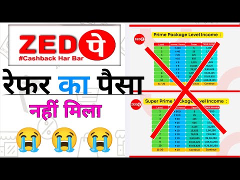 Zed Pay में Refer करने पर income नहीं 😭 मिला | Zed Pay refferal income kaise milta hai |