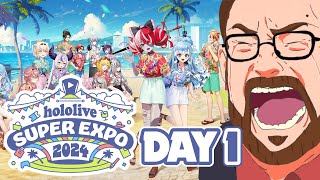 【hololive SUPER EXPO 2024】DAY 1 - HoloEarth Afternoon Watchalong #hololivefesEXPO24_DAY1