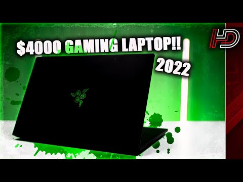 RAZER $4000 GAMING LAPTOP! (2022 Flagship Model Review)