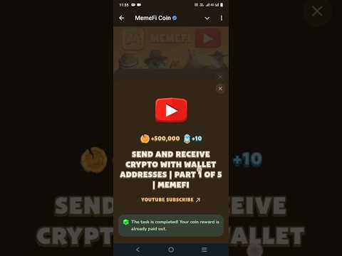 Memefi video code today | Send and Receive Crypto with wallet address #memefivideocode