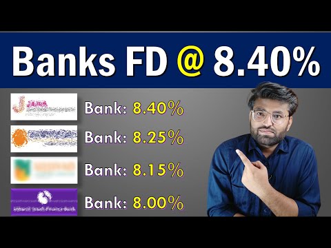 Banks FD @ 8.40% Interest | All Private and Small Finance Banks Latest Fixed Deposit Interest Rates