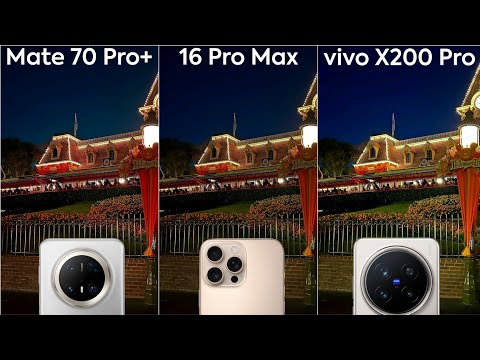 Huawei Mate 70 Pro Plus vs iPhone 16 Pro Max vs Vivo X200 Pro Camera Test Comparison